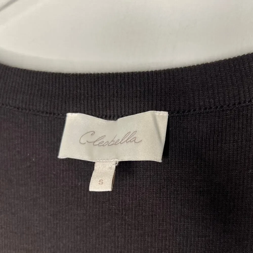 Cleobella Black Puff Sleeve Selma Midi Dress Size Small